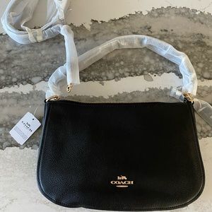 Coach Purse Pebble Chelsea Black Crossbody